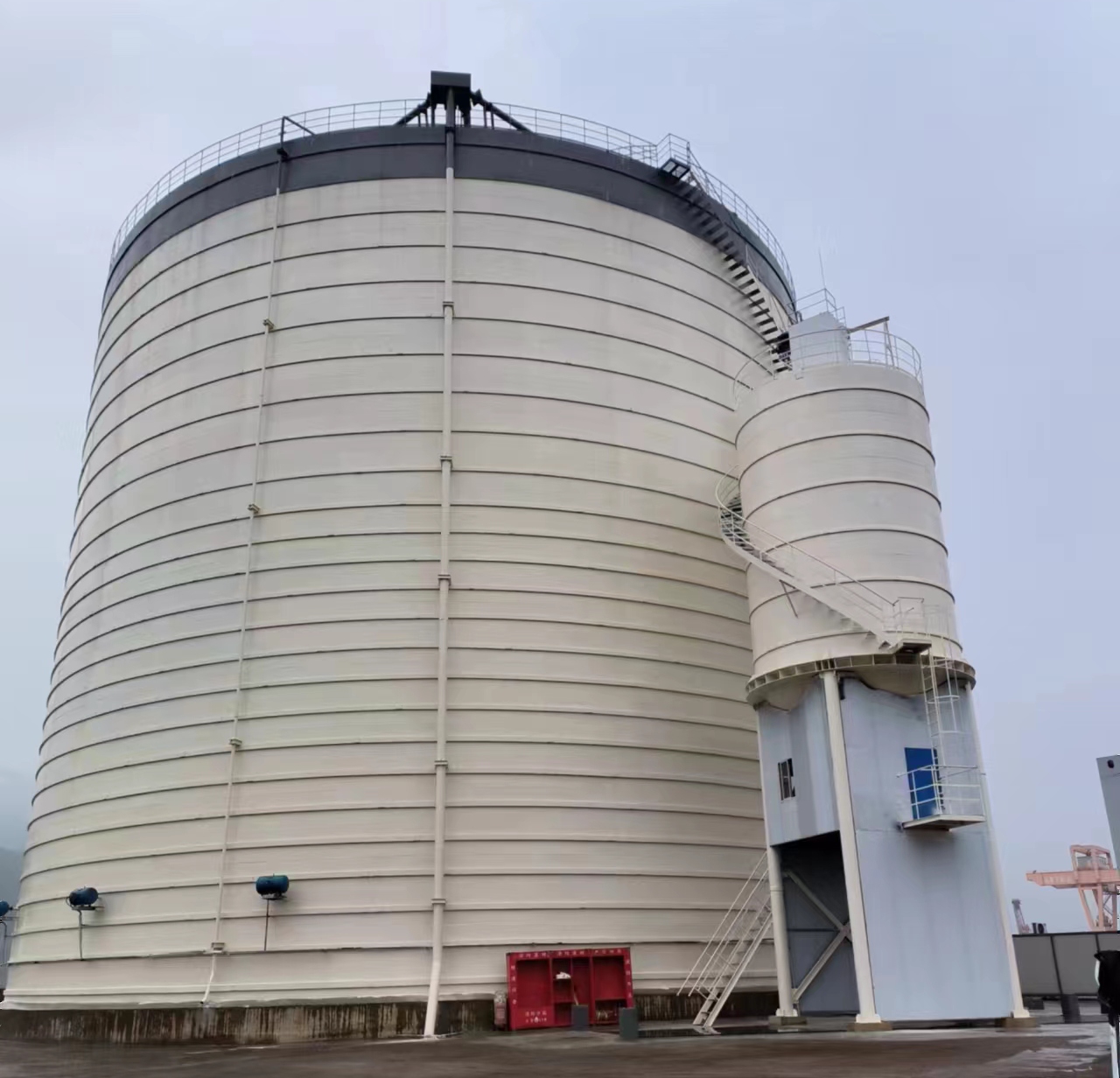 姜堰10万吨水泥钢板库